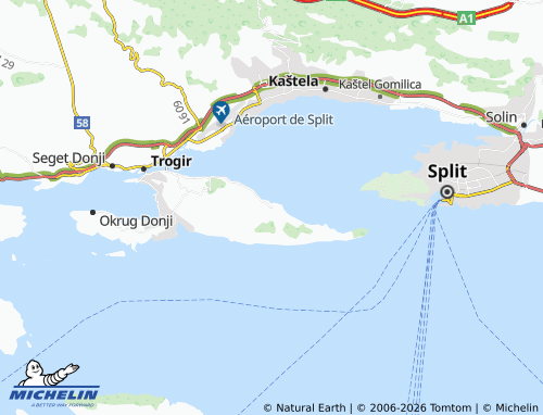 Mapa MICHELIN Slatine - ViaMichelin