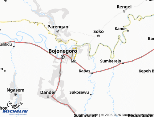 Carte MICHELIN Ngampel - ViaMichelin
