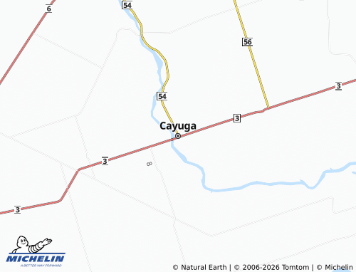 Mappa MICHELIN Cayuga - ViaMichelin