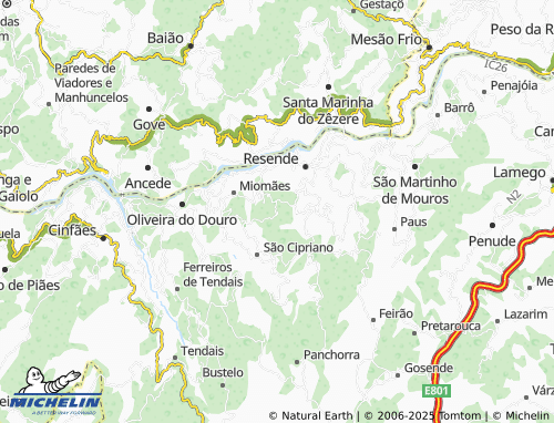 Mappa MICHELIN São Romão - ViaMichelin