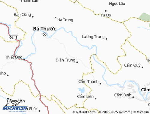 MICHELIN Điền Lư map - ViaMichelin