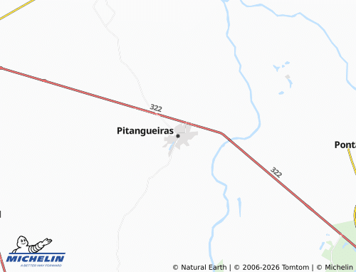 Mapa MICHELIN Pitangueiras - ViaMichelin