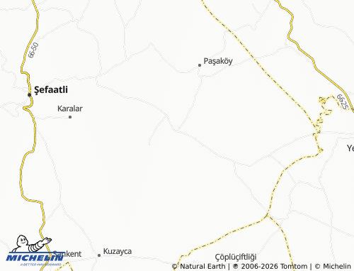 Mappa MICHELIN Saçlı - ViaMichelin
