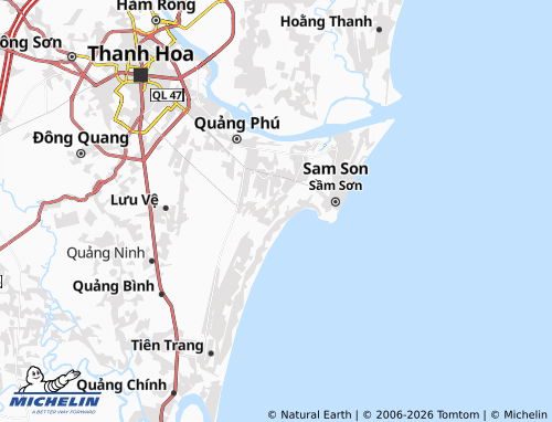 Mapa MICHELIN Quảng Vinh - ViaMichelin