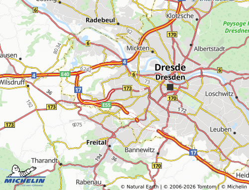 MICHELIN-Landkarte Gorbitz-Süd - ViaMichelin