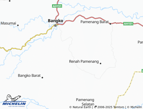 MICHELIN-Landkarte Sungai Kapas - ViaMichelin