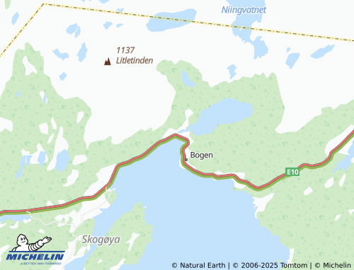 MICHELIN Ránda map - ViaMichelin