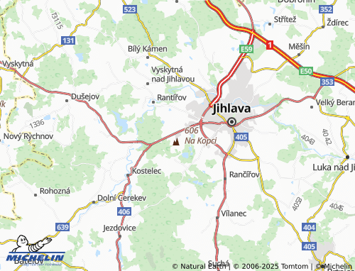 MICHELIN-Landkarte Hosov - ViaMichelin