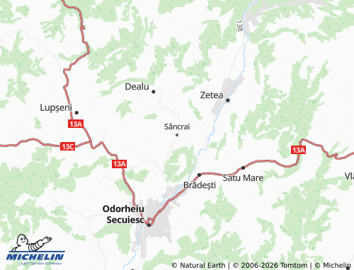 Mappa MICHELIN Sâncrai - ViaMichelin