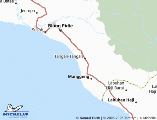 Mapa MICHELIN Blang Padang - ViaMichelin