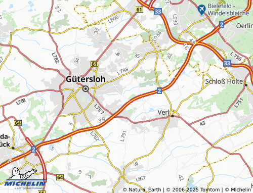 Mapa MICHELIN Feldhans - ViaMichelin