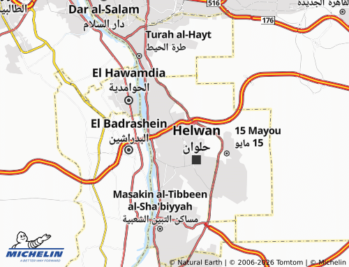 Mapa MICHELIN Ayn Hulwan - ViaMichelin