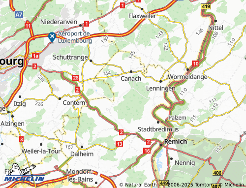 MICHELIN Bücherhof map - ViaMichelin