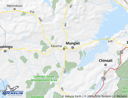 MICHELIN Kasama map - ViaMichelin