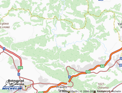 MICHELIN Kalugerovo map - ViaMichelin