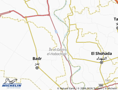 MICHELIN El Tabaraia map - ViaMichelin