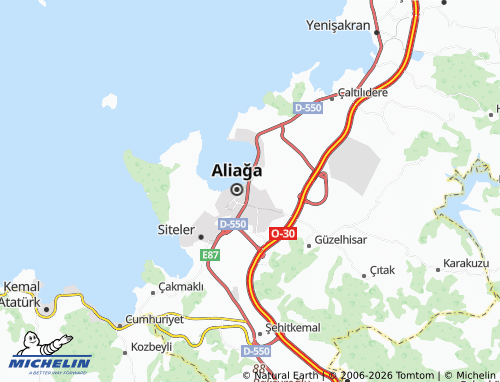 Mappa MICHELIN Kültür - ViaMichelin