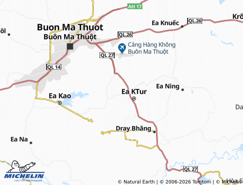 MICHELIN Ea Tiêu map - ViaMichelin