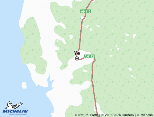 Mappa MICHELIN Ye - ViaMichelin