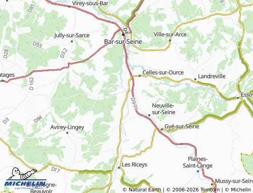 Mapa MICHELIN Polisy - ViaMichelin