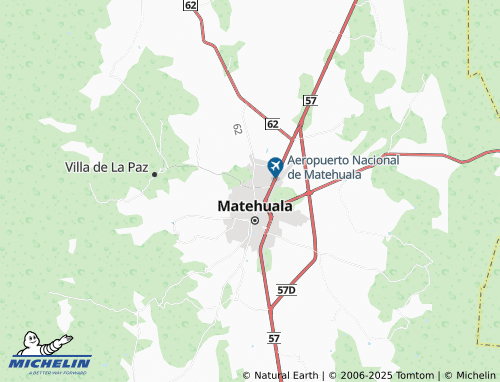 MICHELIN Colinas de la Paz map - ViaMichelin