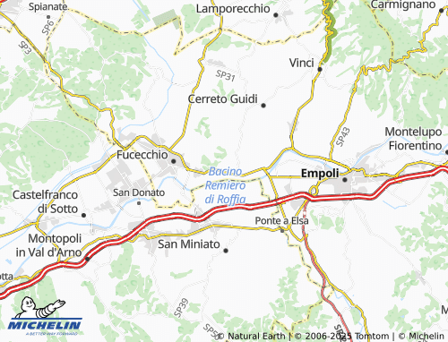 MICHELIN Gavena map - ViaMichelin