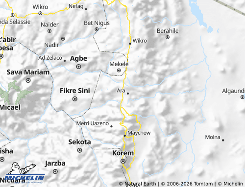 Mapa MICHELIN Enderta - ViaMichelin