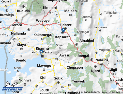 Carte MICHELIN Nandi - ViaMichelin