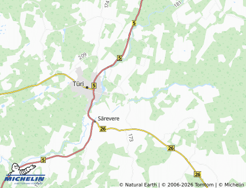 Mapa MICHELIN Tori - ViaMichelin