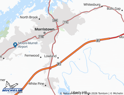 Mapa MICHELIN Union Heights - ViaMichelin
