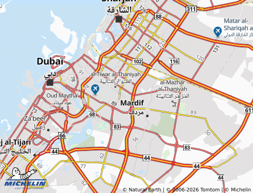 MICHELIN Al Twar Third map - ViaMichelin