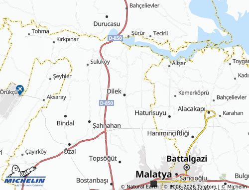 MICHELIN Dilek map - ViaMichelin