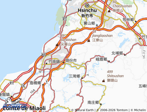 MICHELIN Siping map - ViaMichelin