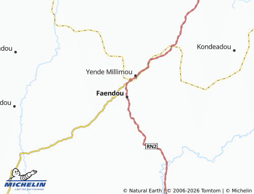 Mappa MICHELIN Faendou - ViaMichelin