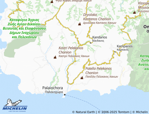 MICHELIN Kallithea map - ViaMichelin