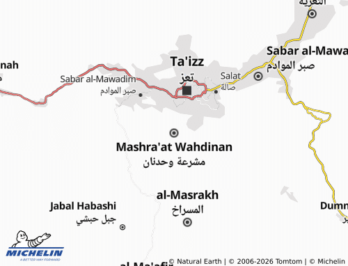 MICHELIN-Landkarte Mashra'at Wahdinan - ViaMichelin