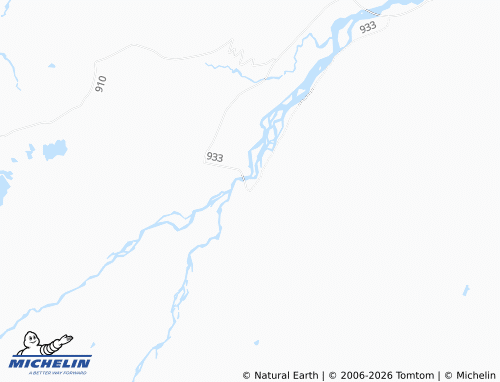 MICHELIN Fljótsdalshreppur map - ViaMichelin