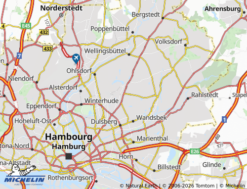 MICHELIN Bramfeld map - ViaMichelin