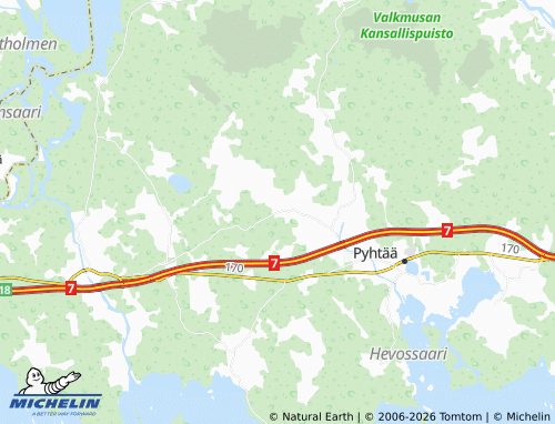 Carte MICHELIN Länsikylä - ViaMichelin