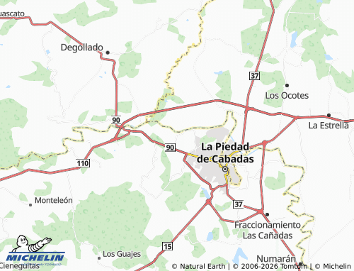 Mapa MICHELIN El Fuerte Centro - ViaMichelin