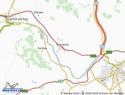 MICHELIN Mooncoin map - ViaMichelin