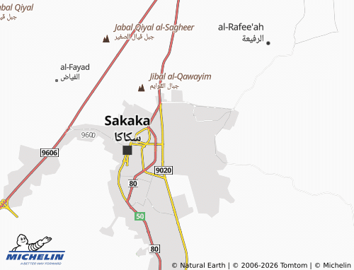 MICHELIN-Landkarte al-Rawdah - ViaMichelin