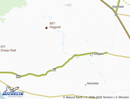 Mapa MICHELIN Whitecliffs - ViaMichelin