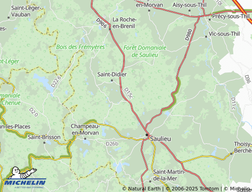 MICHELIN Chanteau map - ViaMichelin