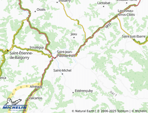 Carte MICHELIN Saint-Jean-le-Vieux - ViaMichelin