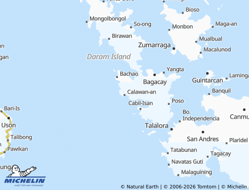 MICHELIN Calawan-an map - ViaMichelin
