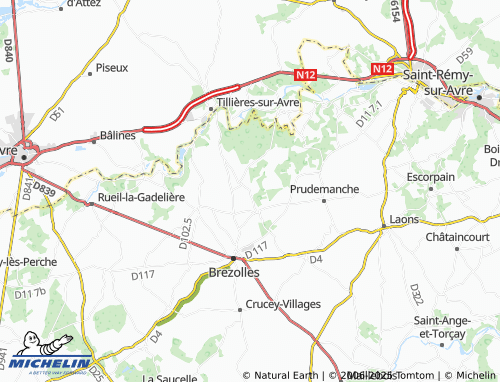 MICHELIN Revercourt map - ViaMichelin