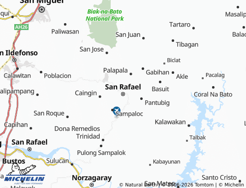 MICHELIN San Rafael map - ViaMichelin