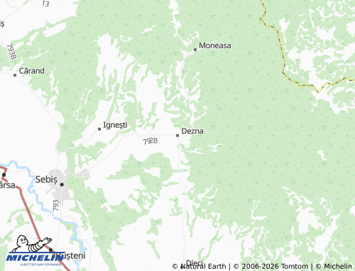 Mapa MICHELIN Dezna - ViaMichelin