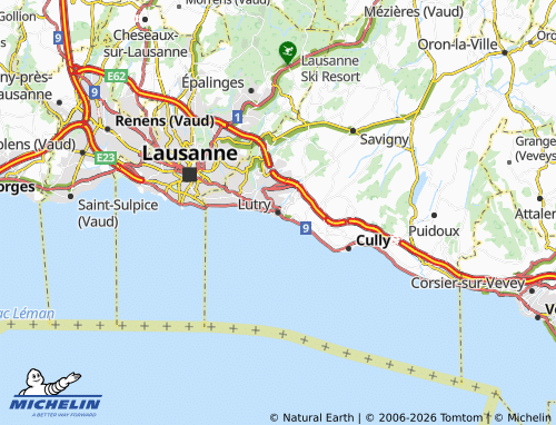 Mappa MICHELIN Lutry - ViaMichelin
